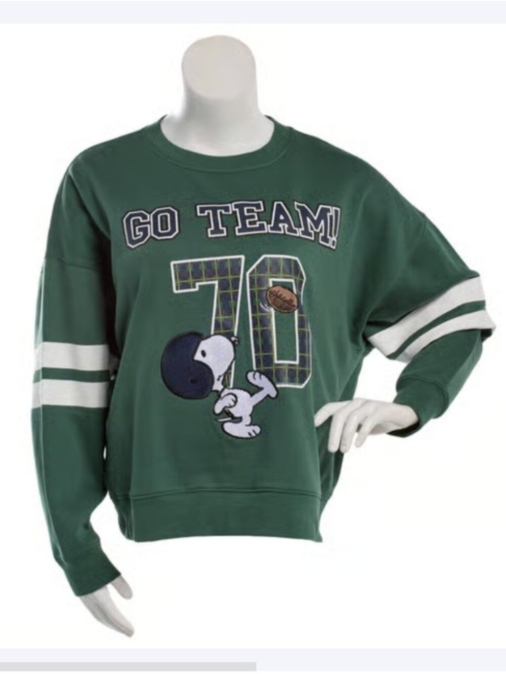 Snoopy Football Sweatshirt NWT
